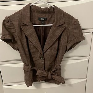 BCX Short Sleeve Blazer